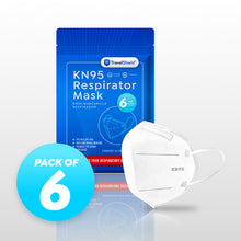 Load image into Gallery viewer, KN95 Respirator Face Mask - Pack of 6
