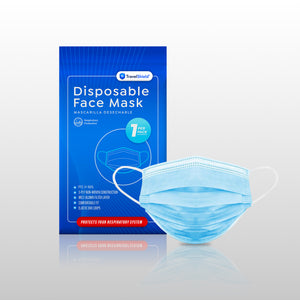 Disposable Face Mask in Pouch - Case of 2000