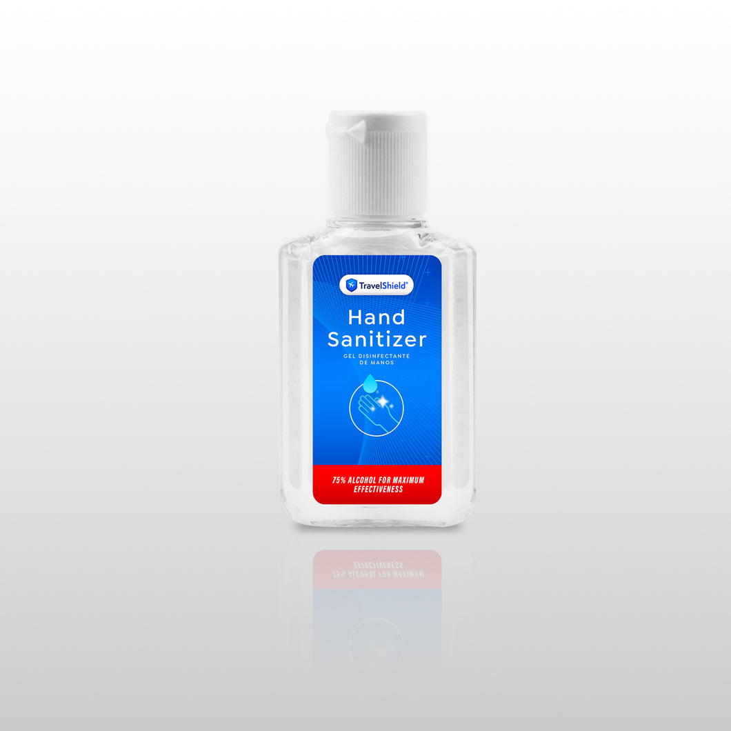 Hand Sanitizer - 2oz Travel Size 75% Alcohol - Pack of 10